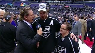 Anze Kopitar and Chris Sutter Postgame Interview [upl. by Center]