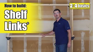 How to Build 2X4 Basics® Shelf Links®  Instructional Video [upl. by Paxon]