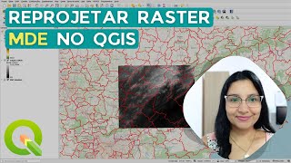 Reprojetar raster MDE no QGIS [upl. by Ursi]