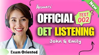 OET LISTENING TEST 16082024 oet oetexam oetnursing oetlisteningtest [upl. by Wyne]