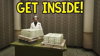 How to Get Inside the Bank Vault GTA 5 Online Glitch Guide [upl. by Oilerua]