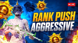 AGGRESSIVE RANK PUSH 😱 • BGMI LIVE • OgYash islive [upl. by Rehpotsihc]