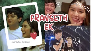 kilig Franseth enchanted kingdom 🎢 💙🥰 francinediaz sethfedelin franseth [upl. by Viva815]