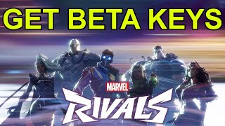 How to get Marvel Rivals Beta Key Every Method explained [upl. by Eah]