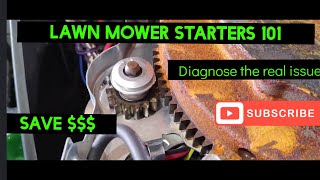 Lawn Mower Starters 101 Lawn mower not starting [upl. by Nohtan]