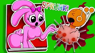 👹 Paper DIY 👹 Making INCREDIBOX SPRUNKI Game Book 📚➕ Pimples Pinki Squishy Surgery 👿 Amy PaperBook [upl. by Rosie]