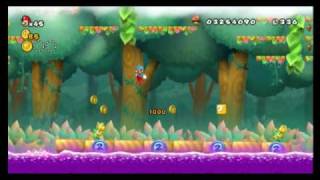 New Super Mario Bros Wii  Star Coin Location Guide  World 54  WikiGameGuides [upl. by Kam463]