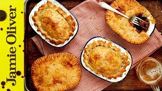 How to make Shortcrust Pastry for pies  Jamie Oliver [upl. by Anawak]