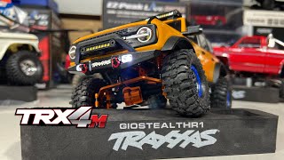 TRAXXAS TRX4M BRONCO ALUMINUM BUMPER 9735X Installation [upl. by Lally331]