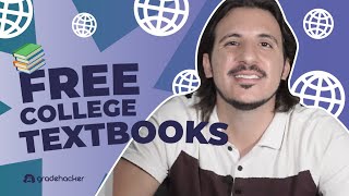 How To Get Free College Textbooks  6 Helpful Websites [upl. by Toffey]