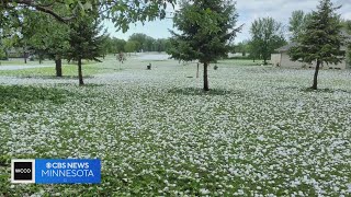 Community lifts up Oakdale Golf Club after damage by baseballsized hail [upl. by Feune954]