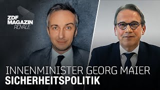 Deutsche Sicherheitspolitik  Thüringens Innenminister Georg Maier im Interview  ZDF Magazin Royale [upl. by Shelia]