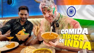 PROBANDO los FAMOSOS PLATOS de INDIA con un INDIO 🇮🇳 [upl. by Enilrae]