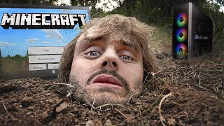 Beating Minecraft Before I Get Buried Alive [upl. by Townshend]