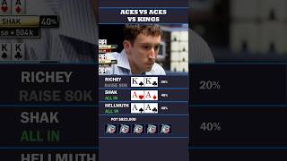 ACES vs ACES vs KINGS poker allin [upl. by Flavian]