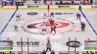 Tampa Bay Lightning vs Carolina Hurricanes 1042024 NHL 25 Gameplay [upl. by Thgiwed]