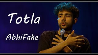 abhishek upmanyu totla  abhifake standup comedian  comedy [upl. by Zinck]