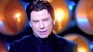 John Travolta at the Oscars introducing [upl. by Zat]