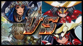 【対戦動画】 Cardfight Vanguard Royal Paladin Brave vs Oracle Think Tank Tsukuyomi 【ヴァンガード】 [upl. by Jariah]