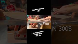 Awesome Poker Hand 30 casino poker shorts trending explorepage [upl. by Enawd]