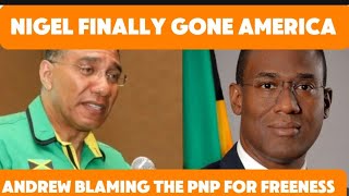 Nigel Clark gone to IMF and Andrew blaming PNP for freeness mentality [upl. by Lorolla]