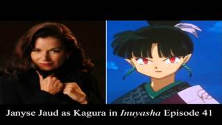 Janyse Jauds incredible voice acting as Kagura The Wind Sorceress Inuyasha episode 41 [upl. by Odlawso895]