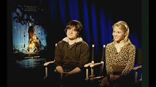 Bridge to Terabithia 2007 Interview with Josh Hutcherson and AnnaSophia Robb 3  HD [upl. by Cyprian23]