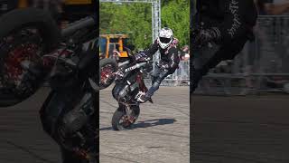 Motard Supermoto Stunts [upl. by Hibbert]