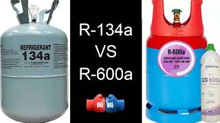 Gas r600a vs r134a ¿Cuales son sus presiones de funcionamiento y características de refrigerantes [upl. by Siravrat625]