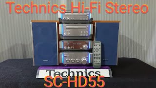 Technics HiFi Stereo SCHD55 Testing Setting 001 [upl. by Blim606]