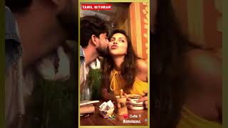 Amala Paul hot in the dinner With Fiance Jagat Desai amalapaul kiss lipkissstatus [upl. by Silin]