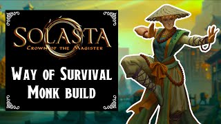 Solasta Crown of the Magister  Way of Survival Monk build [upl. by Ranita363]