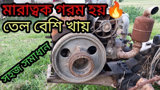 ইঞ্জিন ওভার হিটিং🔥 প্রবলেম তেল খায় বেশিengine overheating problem solution [upl. by Head]