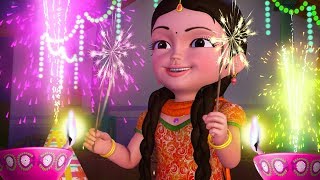 Diwali Song  Hindi Rhymes for Children  Infobells [upl. by Serles]