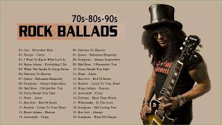 Top 20 Rock Baladas en Ingles de los 70 80 y 90  Lo Mejor de Los Clasicos del Rock en Ingles [upl. by Jerrol430]