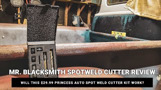 Princess Auto 8 Piece Spot Weld Cutter Review [upl. by Enimrac418]