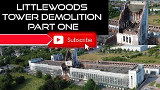 Littlewoods Building  Tower Demolition Part 1 [upl. by Aicac881]