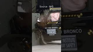 2022 Ford Bronco Crash Test shorts car crash ford [upl. by Mortimer108]