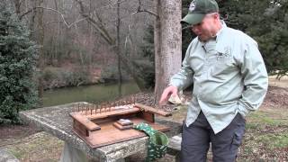 Goodwill Guide James Weeks Fly Tying Bench maker [upl. by Aydne753]