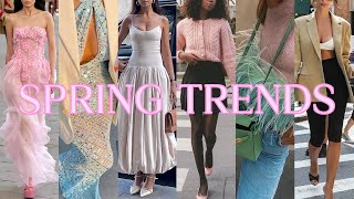 Top 10 Spring Fashion Trends 2024 what to wear this spring [upl. by Ahsenrad]