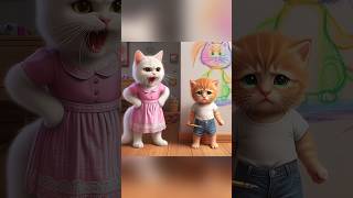 Unsupportable Cat Sad Story 🏫 😭 😺 cat music unstoppablecat sad school kidsvideos [upl. by Xirtaeb]