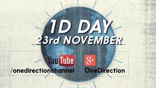 Watch 1DDay on 23rd November  Live on YouTube [upl. by Bernard]