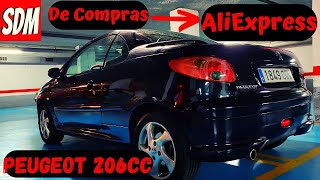 Compro cositas en AliExpress para mi Peugeot 206cc os enseño van muy bien  Somos de Motor [upl. by Akcirederf]