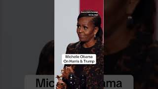 Michelle Obama shares her opinions on Harris Trump and this election politics election [upl. by Hayikat]