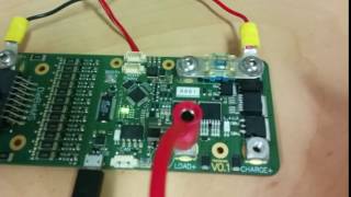 DieBieMS  DIY BMS  Testing precharge circuit [upl. by Idnew990]