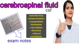 cerebrospinal fluid formation circulation function physiology [upl. by Letha]