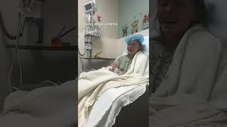 Woman goes viral over hilarious reaction under anesthesia for surgery [upl. by Naziaf]