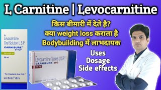 L Carnitine weight loss  L Carnitine  Levocarnitine benefits  Carnitor 500mg [upl. by Notlad538]