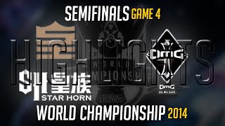 Royal Club vs OMG Game 4 Highlights semiFinal  LoL World Championship 2014 SHR vs OMG [upl. by Bartolomeo]