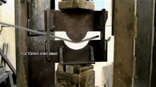 Bending on hydraulic press [upl. by Bogart]